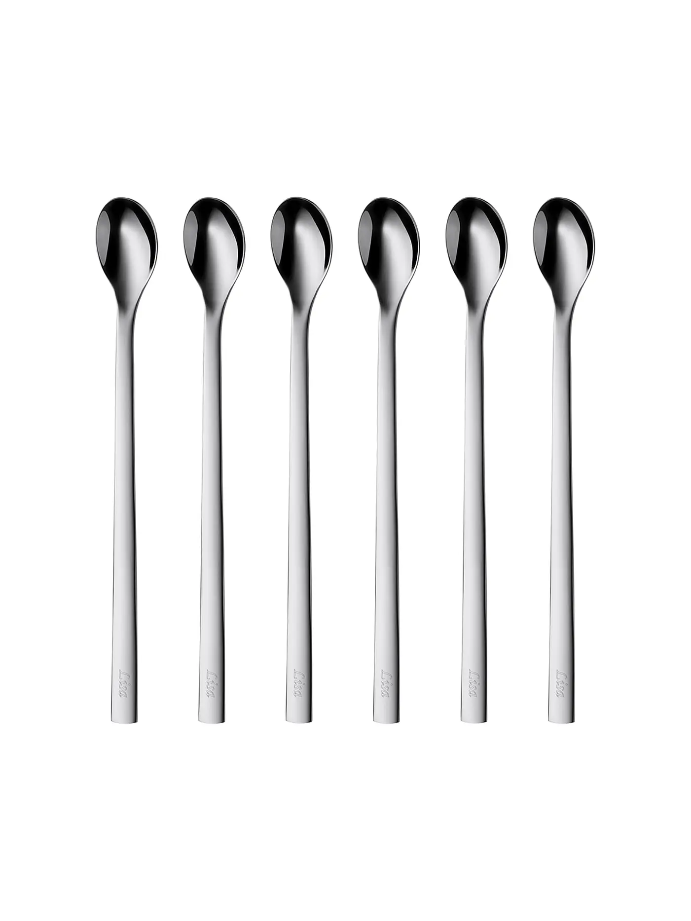 WMF | Longdrinklöffel-Set 6-teilig NUOVA 22cm Cromargan | 